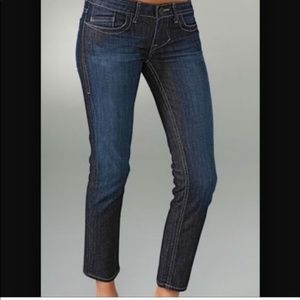 William rast Amie ultraskinny capri dark jeans 27